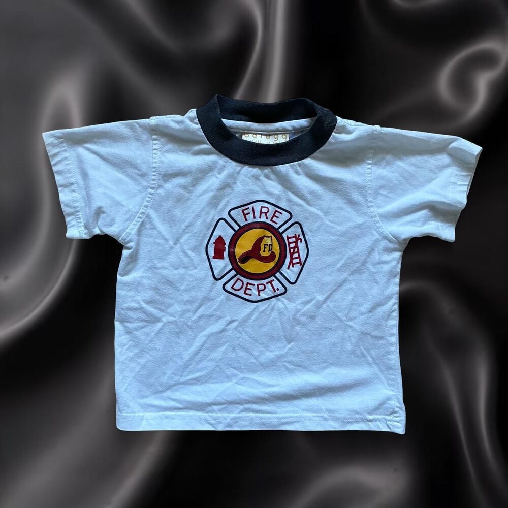 Vintage Fire Dept Baby Shirt